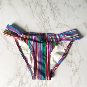 Victoria secret rainbow stripped bikini bottoms